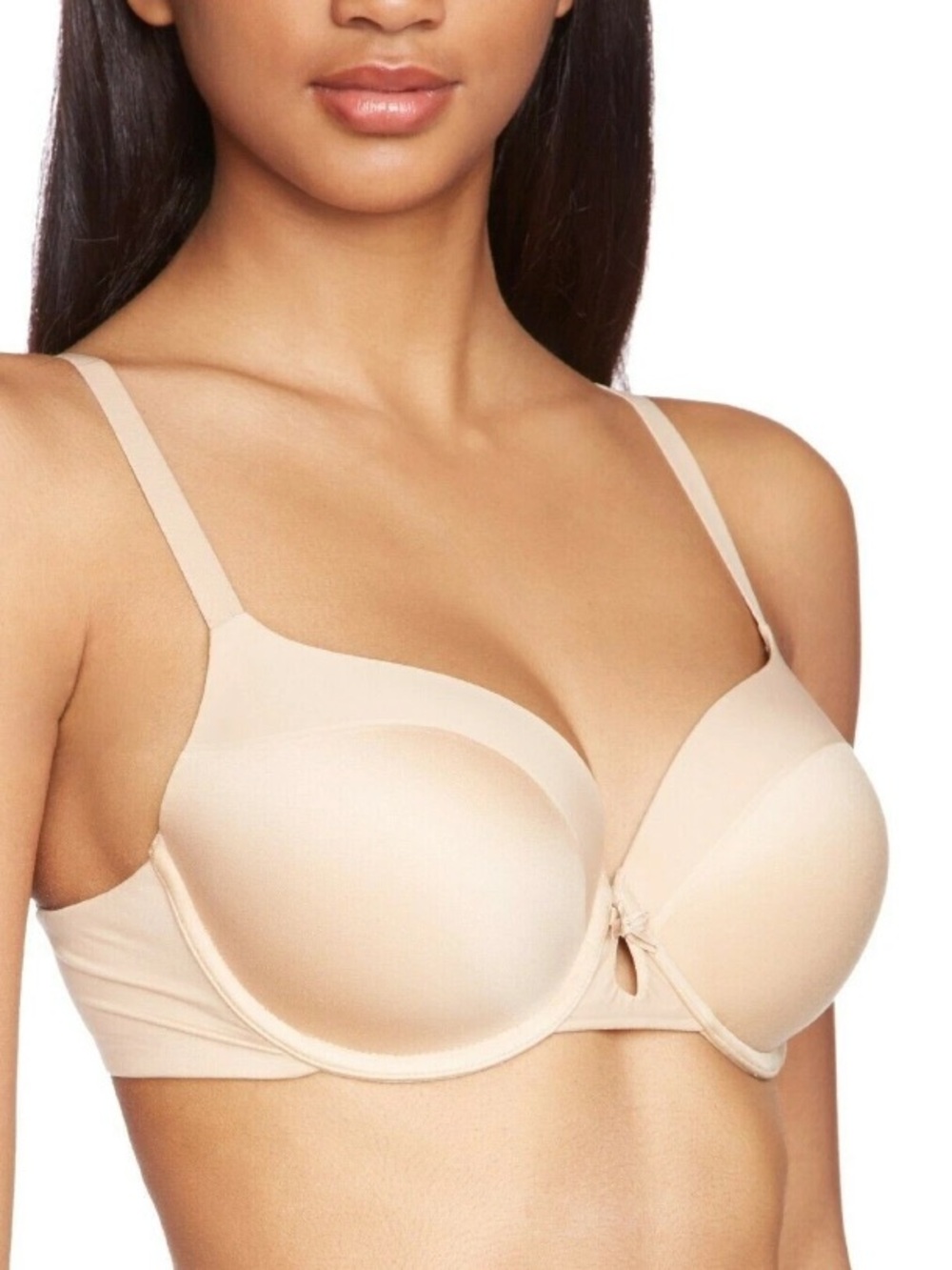 DKNY Fusion Perfect Coverage T-Shirt Bra 36C Cream NWT 453200